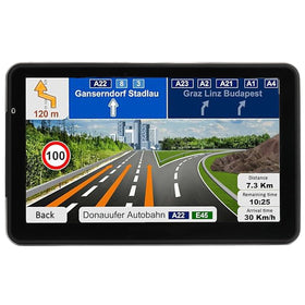 LONGRUF GPS voice prompts guide turns with real time safety alerts