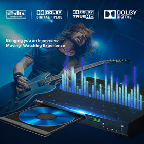 LONPOO USB and HDD media loading for music, photos, and videos