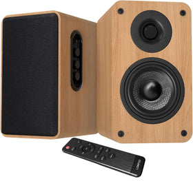 LONPOO Bluetooth bookshelf speakers with ARC for immersive TV audio