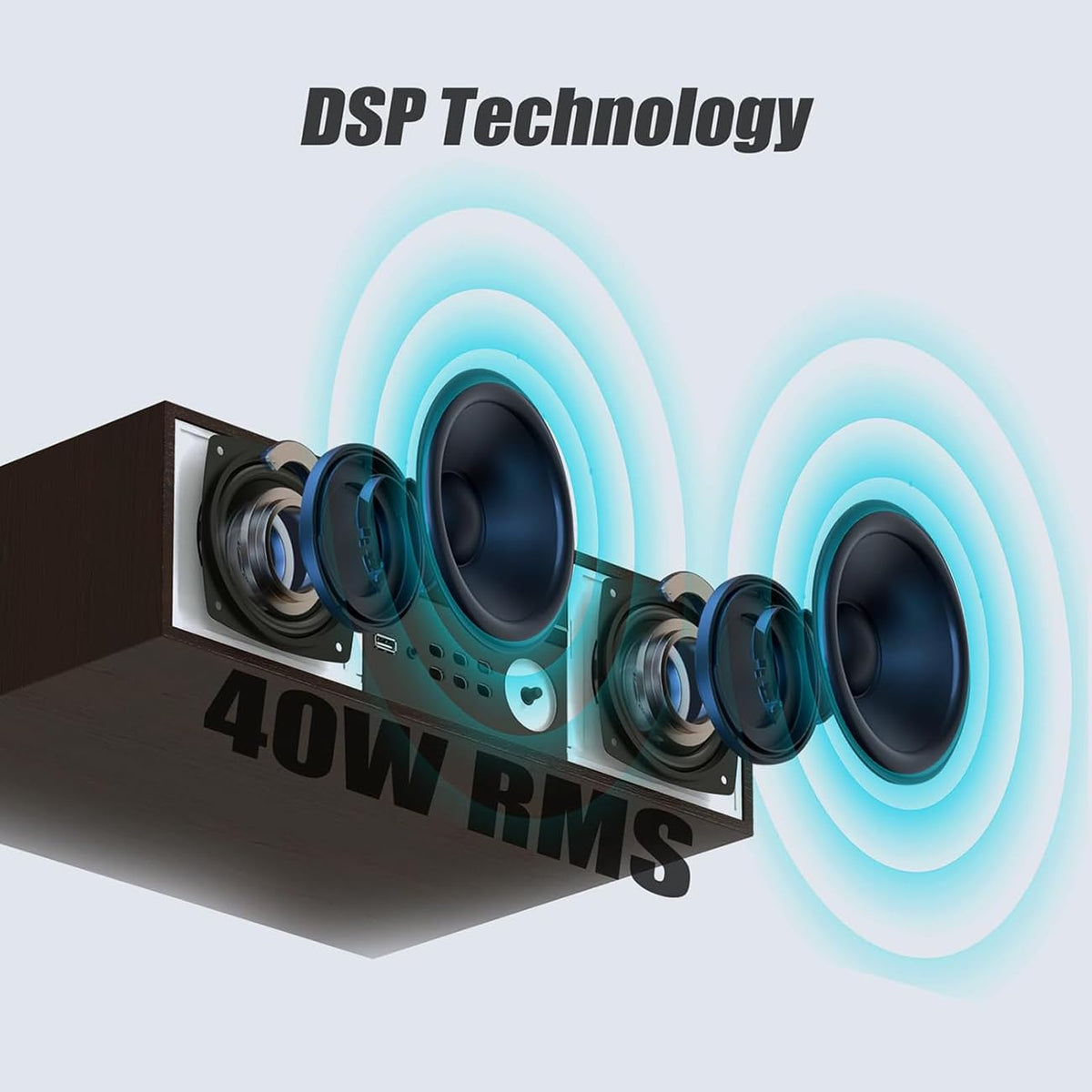 LONPOO CD tray open with disc highlighting multi-format CD playback convenience