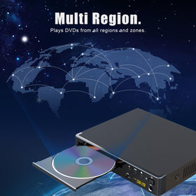 LONPOO HDMI cable connected to TV demonstrating sharp digital output benefit