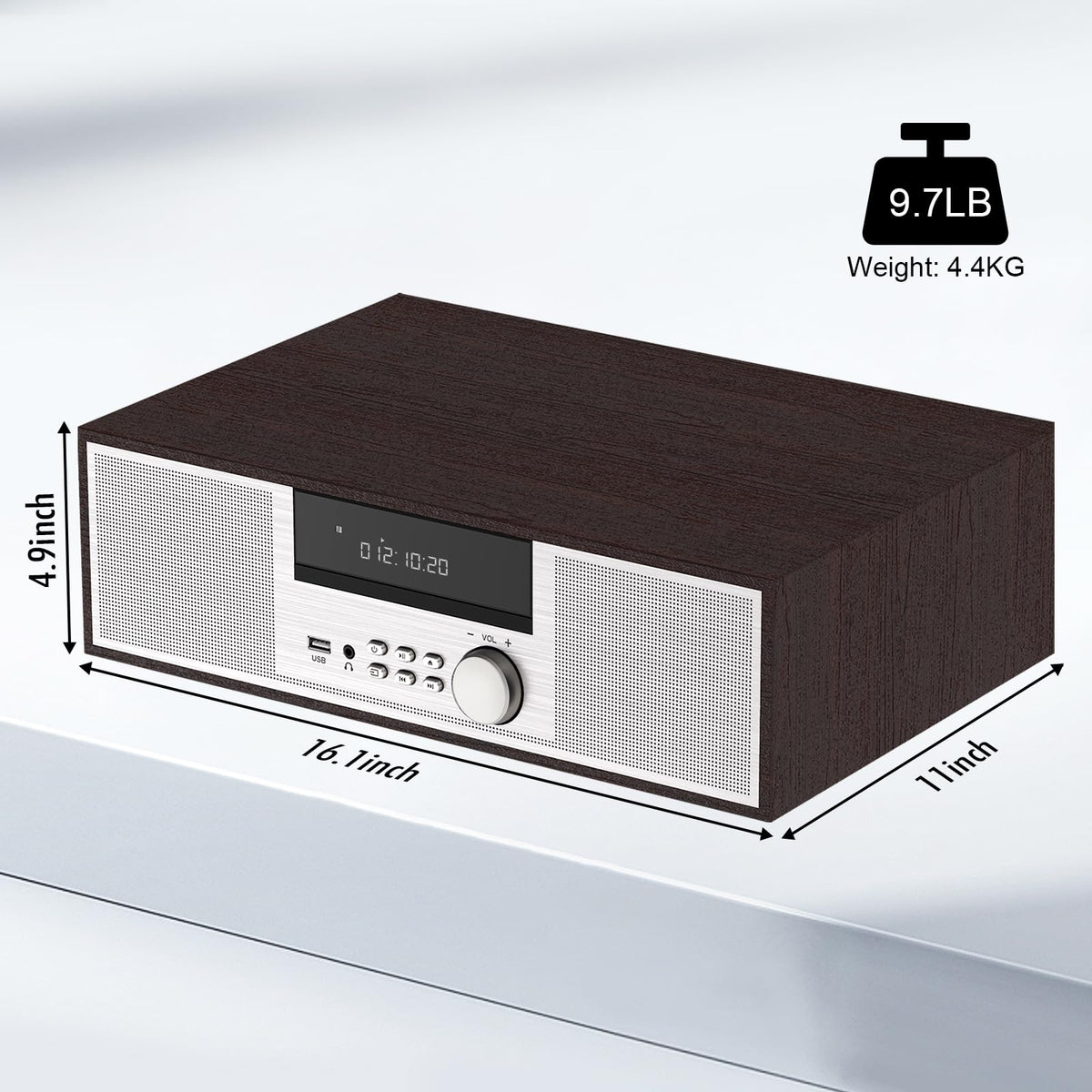LONPOO LP-816 3-inch drivers delivering clear sound