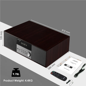 LONPOO LP-816 USB MP3 port, play digital files instantly.