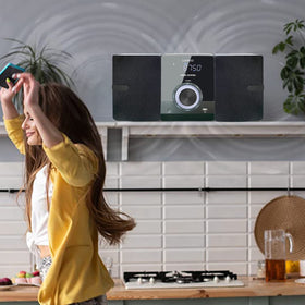 LONPOO LP-886 front view of compact shelf system
