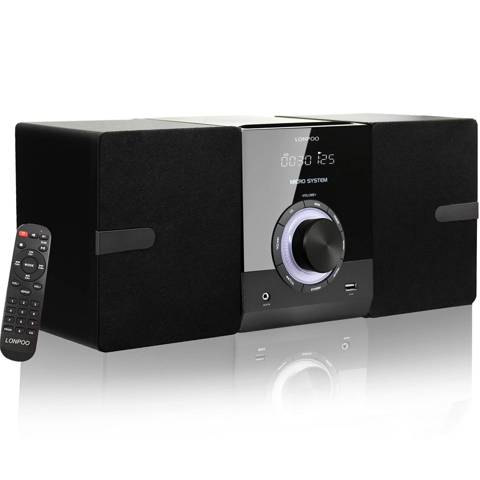 LONPOO LP-886 top-loading CD player for easy disc access
