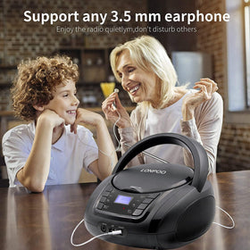 LONPOO speaker cone close-up delivering balanced stereo sound
