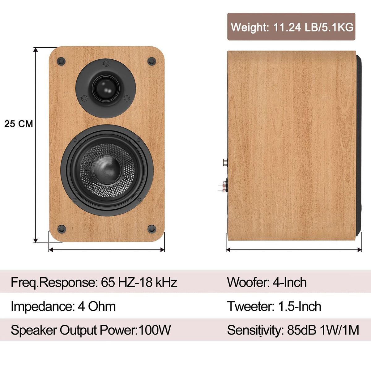 LONPOO wooden cabinet design adds warm, elegant home style
