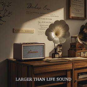 Lonzuer Bluetooth 5.3 range enables stable wireless streaming up to 33 feet