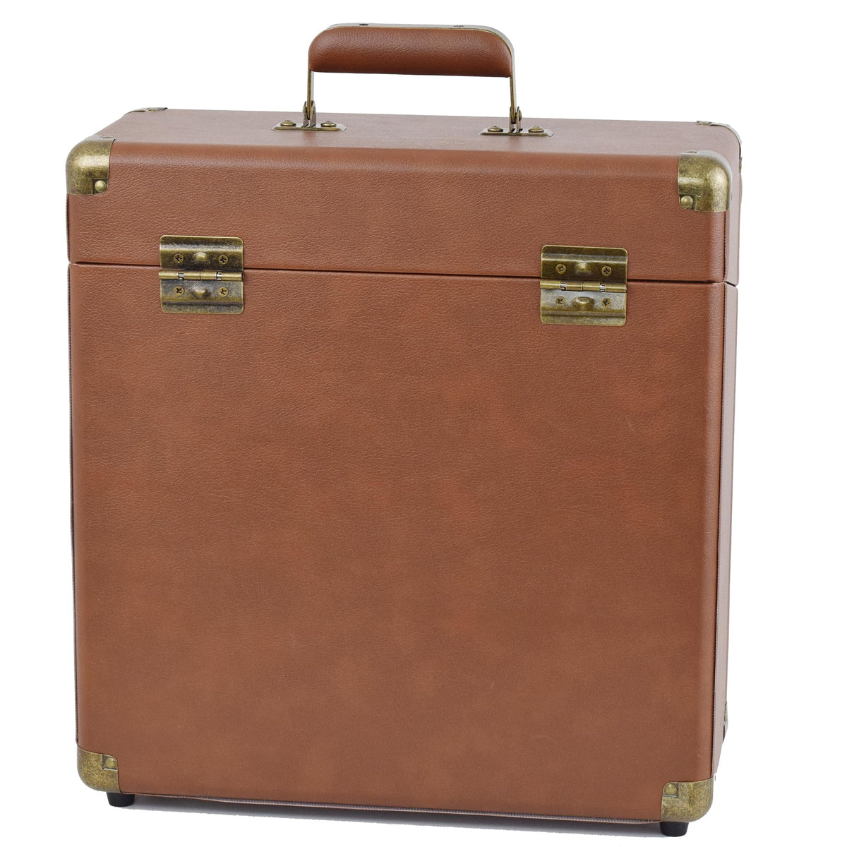 LoopTone open case with records inside showing snug fit and anti-scratch benefit