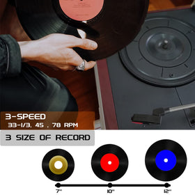 LoopTone Bluetooth and USB connections enable wireless or digital playback