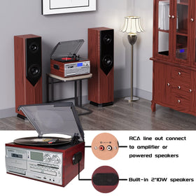 LoopTone 9-in-1 dust cover open for easy vinyl access