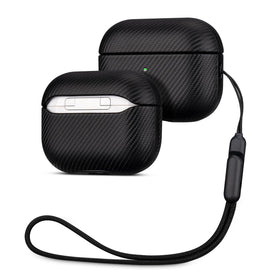 LOPIE AirPods Pro 3 carbon fiber-style case offers rugged protection on the go