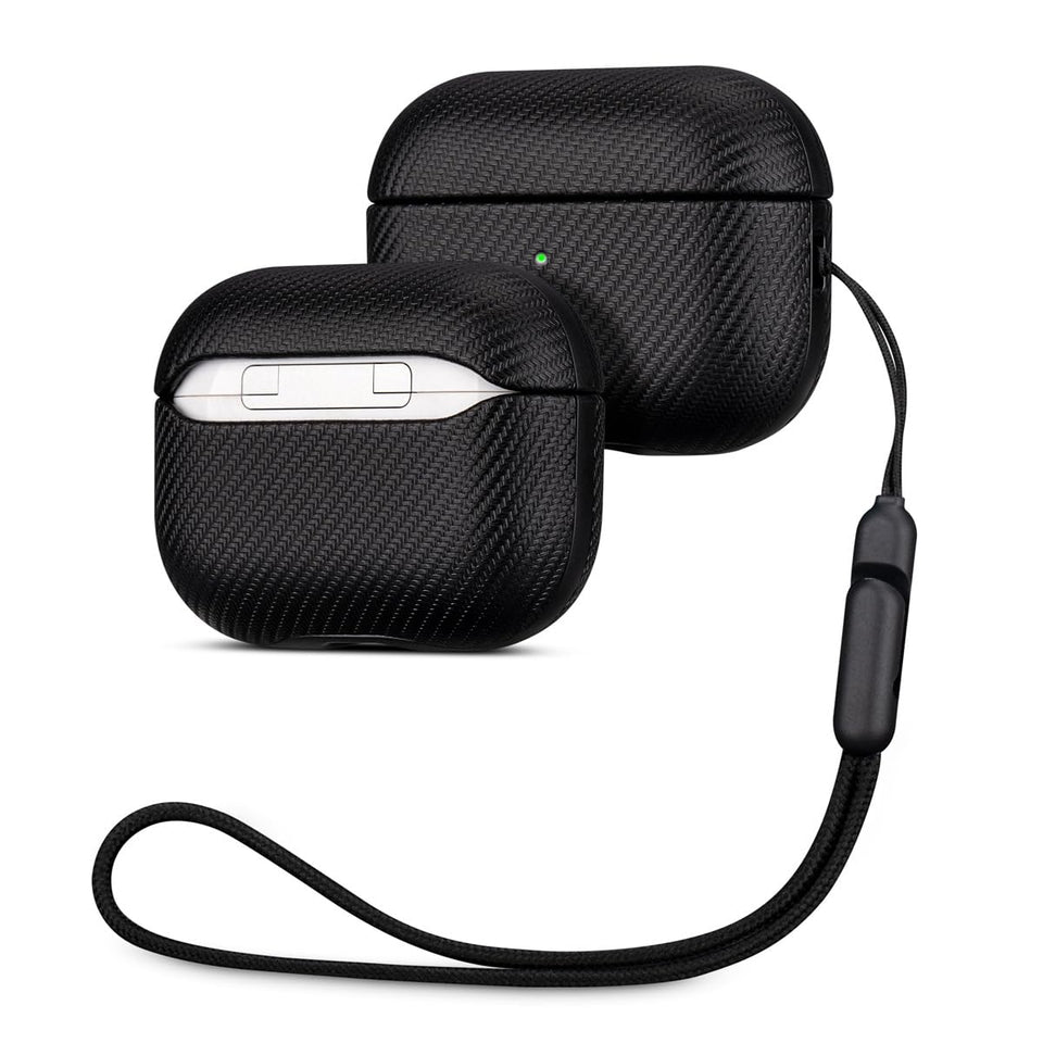 LOPIE AirPods Pro 3 carbon fiber-style case offers rugged protection on the go