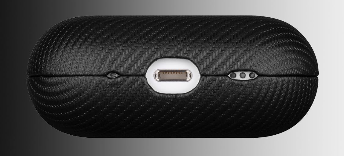Lopie AirPods Pro 3 case side view highlights secure fit and easy access.