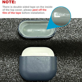 LOPIE AirPods 4 blue front view highlights easy access to ports