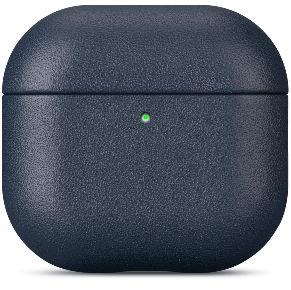 LOPIE AirPods 4 leather case blue full cover protects your AirPods while maintaining style