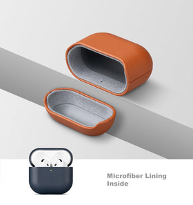 LOPIE AirPods 4 blue interior microfiber cushion protects the case