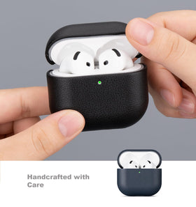 LOPIE AirPods 4 blue wireless charging compatible without removing the case