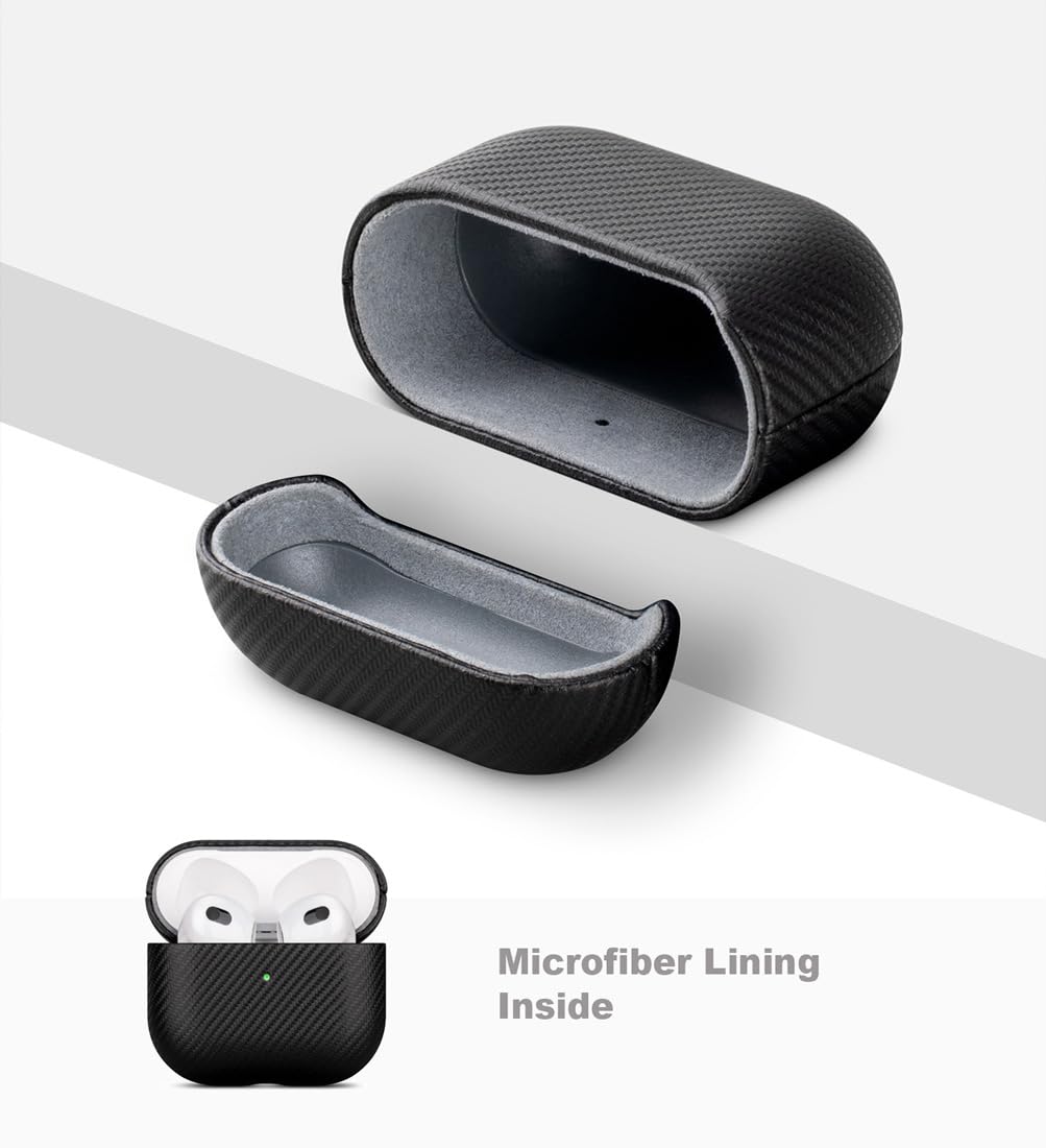 LOPIE AirPods 4 wireless charging compatibility with status light visible through case.