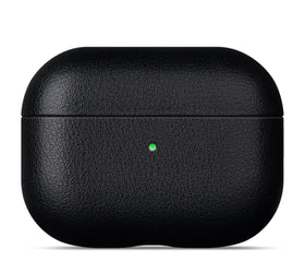 lopie front closed case in black showing elegant profile and refined protection