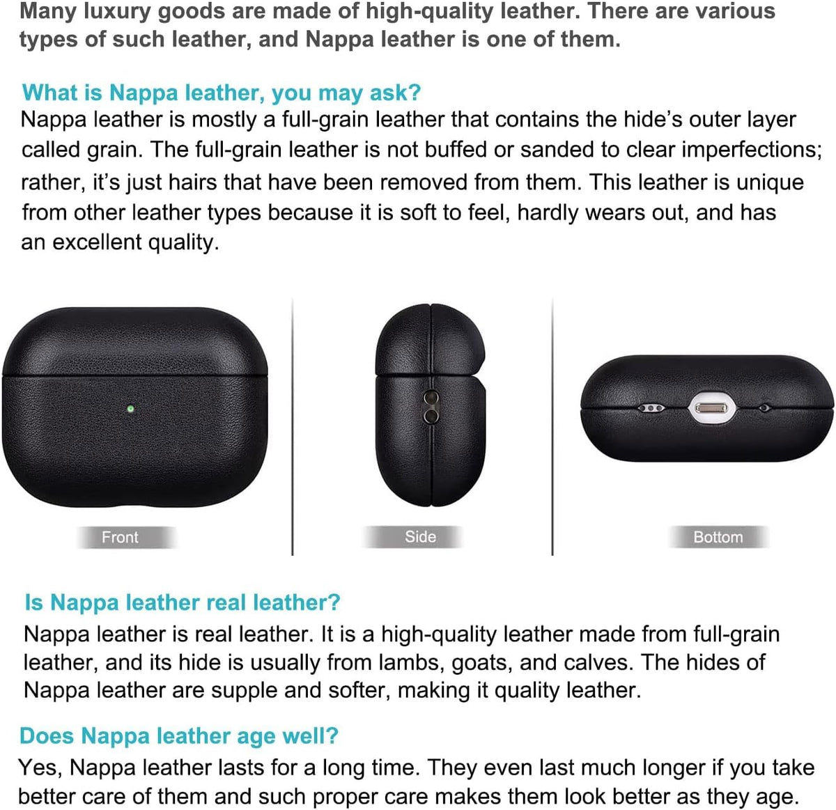 lopie open case with AirPods Pro 3rd Gen demonstrating secure snug fit benefit