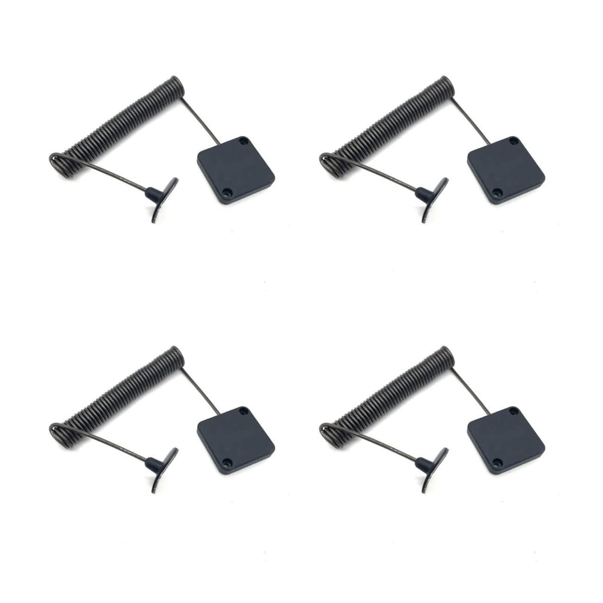 LORADAR 7ft retractable cable with adhesive backing secures showroom devices.