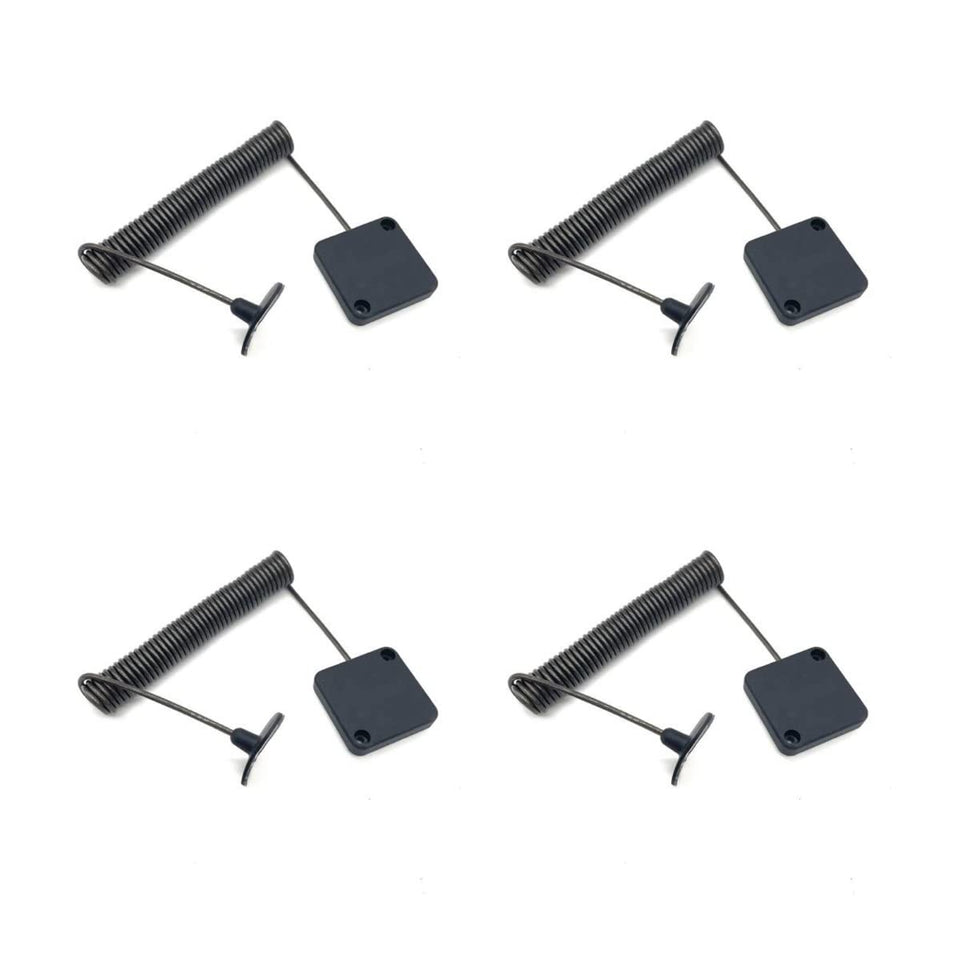 LORADAR 7ft retractable cable with adhesive backing secures showroom devices.