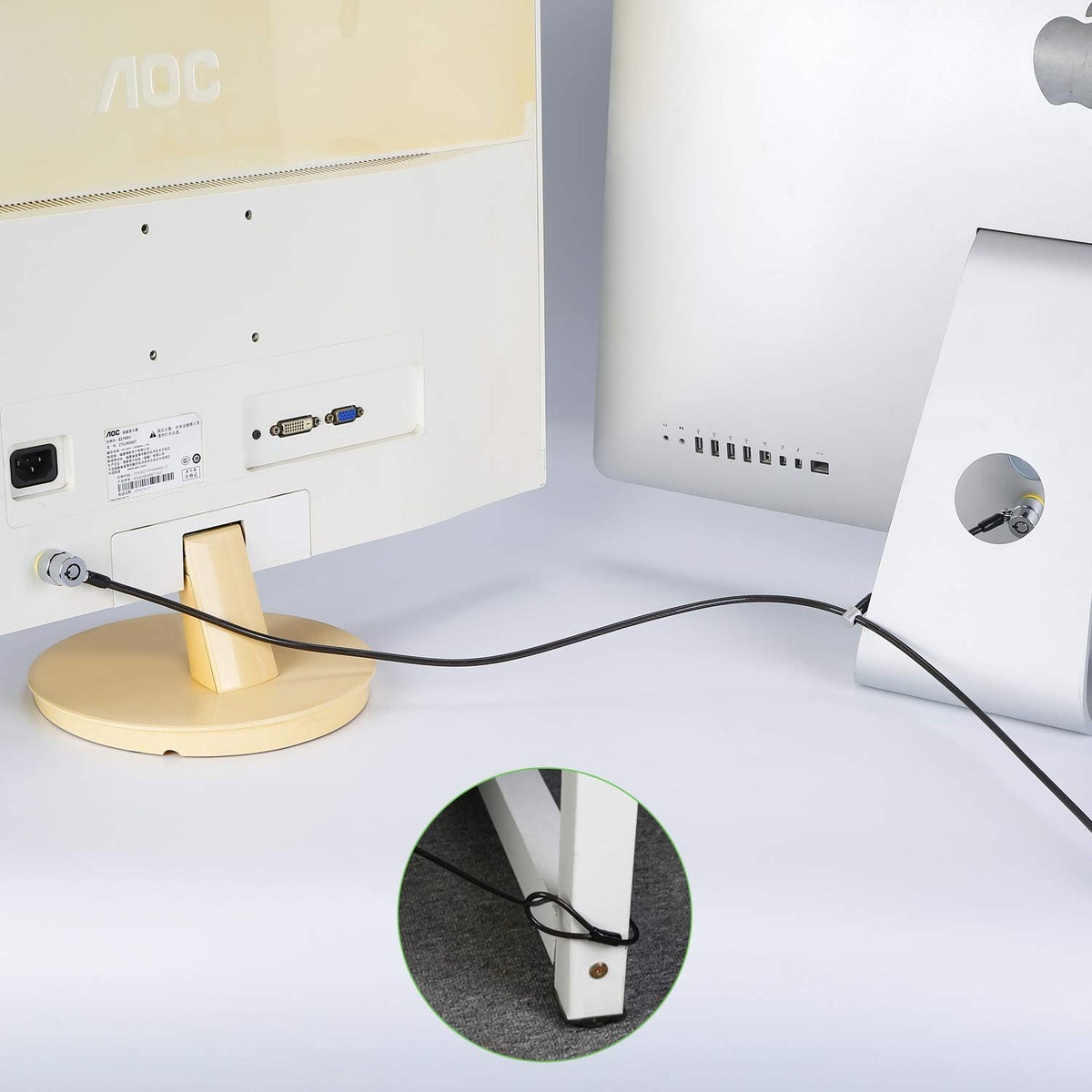 LORADAR 2m main cable length supports securing two devices at once