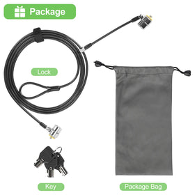 LORADAR Includes three keys and two cables for versatile setup options