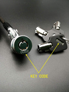 LORADAR packaging reveals 6.7ft lock with anchors and keys.