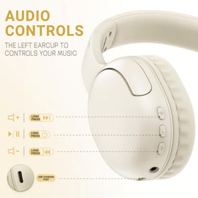 LORELEI folded headphones demonstrating compact carry and space-saving benefit