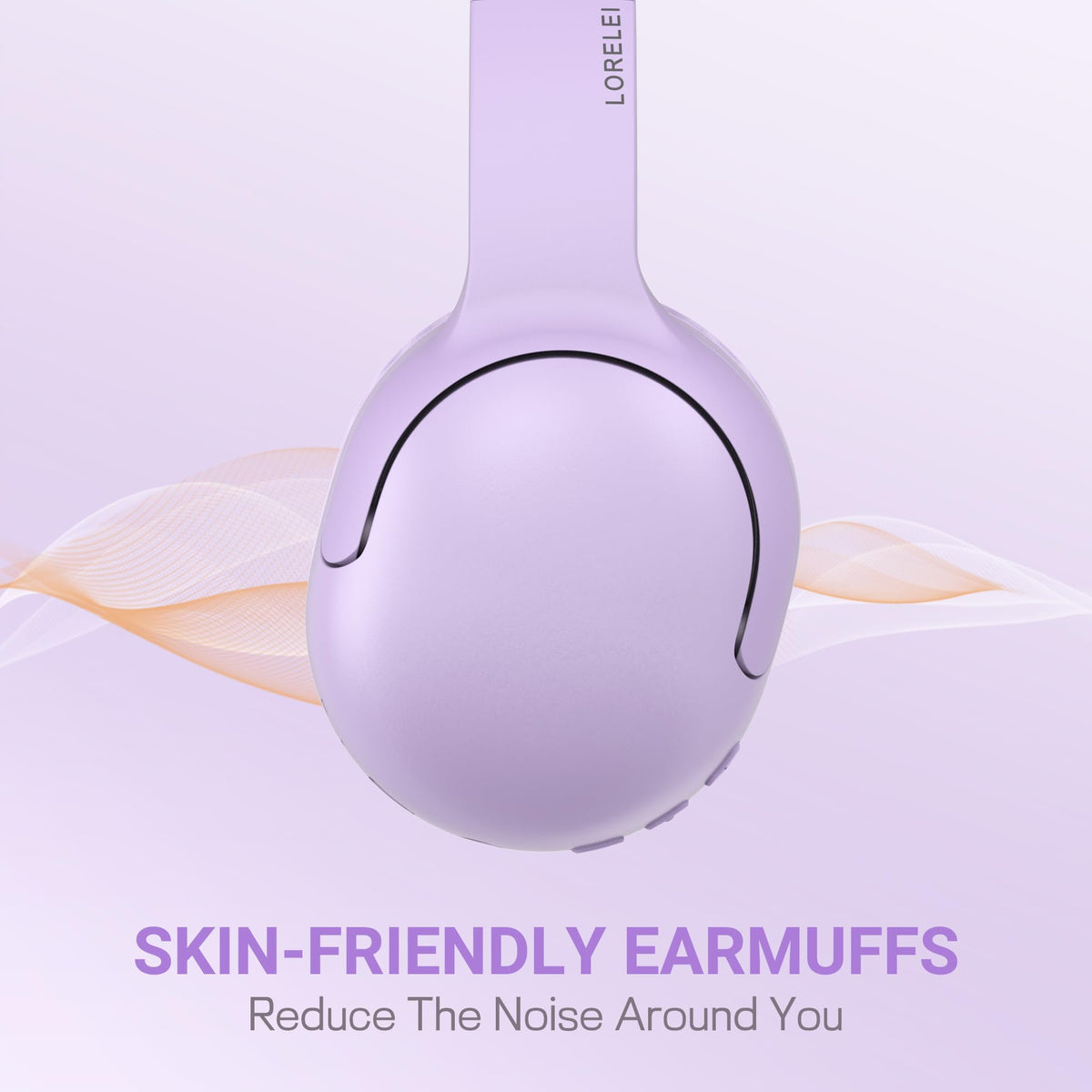 Lorelei B-E5 40mm drivers deliver rich stereo sound.