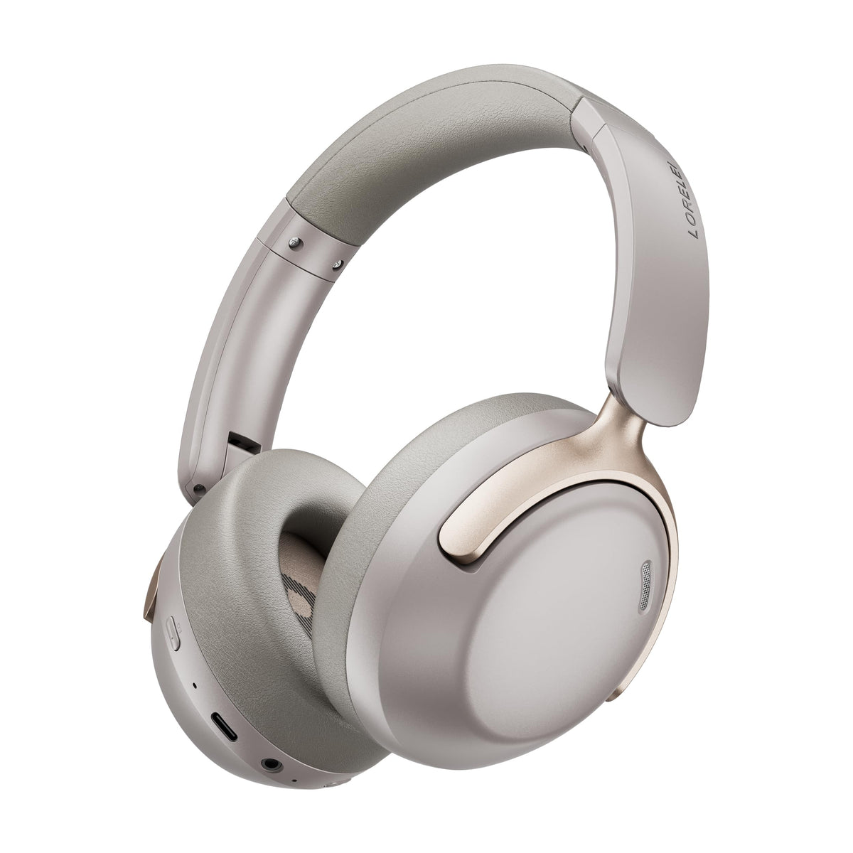 LORELEI Q30 over-ear headphones in dunes grey for immersive home or travel listening