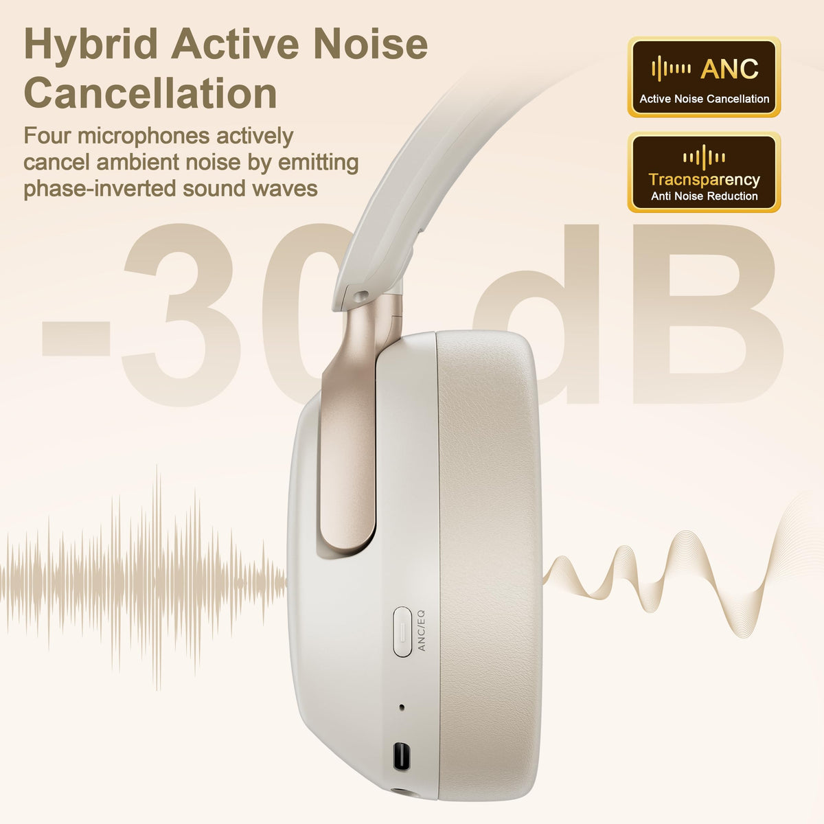 Lorelei QC30 Bluetooth 6.0 enables quick pairing and stable range