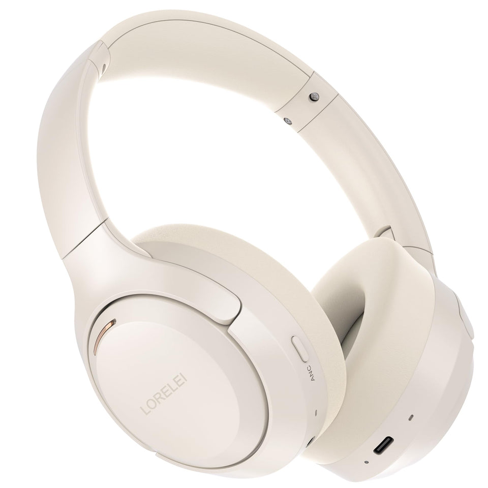 LORELEI QC60 front view showcasing sleek beige white design and travel-ready comfort