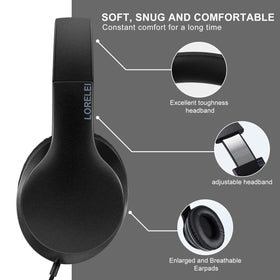 Lorelei X6 inline microphone for calls and track control.