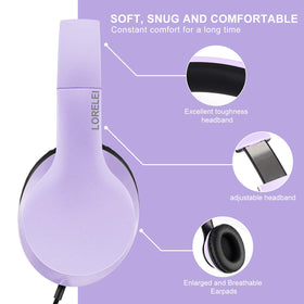 Lorelei X6 purple-black design adds style to workouts and commutes.
