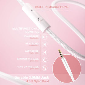 Lorelei X8 inline controls for calls and music playback