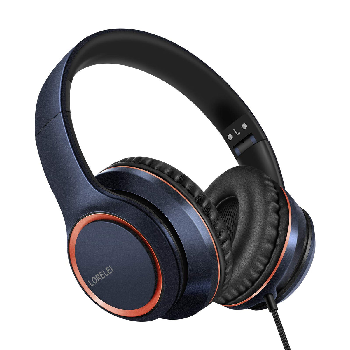 LORELEI X8 over-ear headphones with mic for crisp sound during calls and music