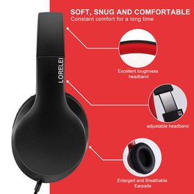 Lorelei X6 1.45m no-tangle cable reduces desk clutter.