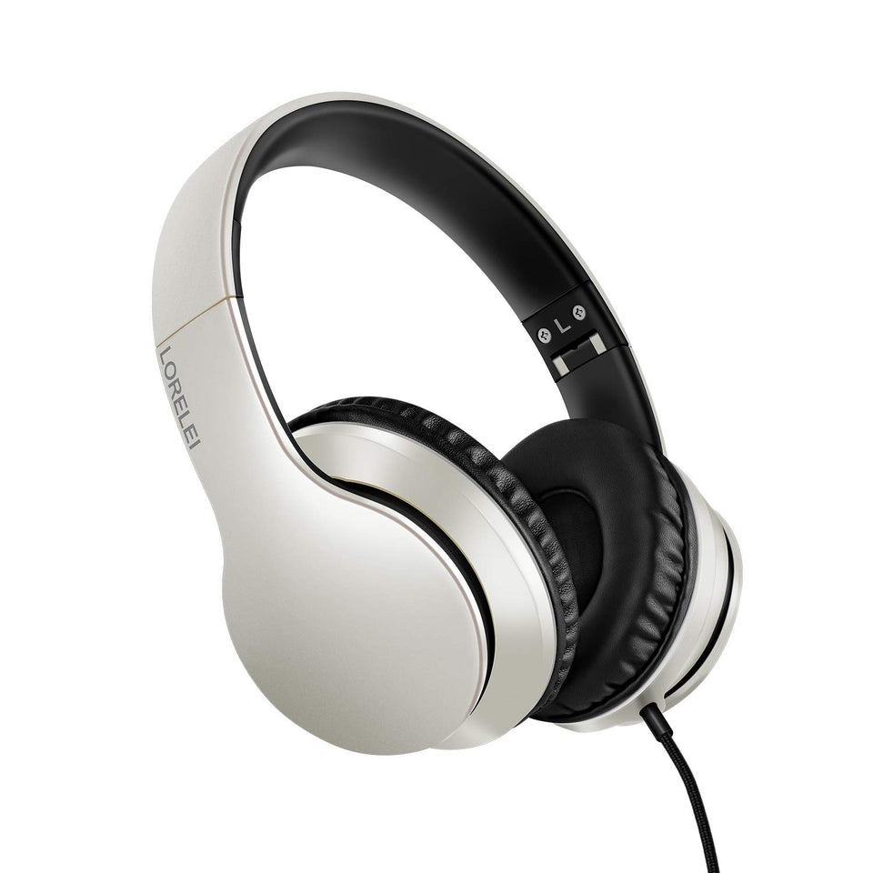 LORELEI X6 over-ear headphones folded for travel and storage