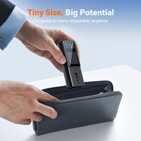 Losfom compact design fits easily in a pocket or clipped.