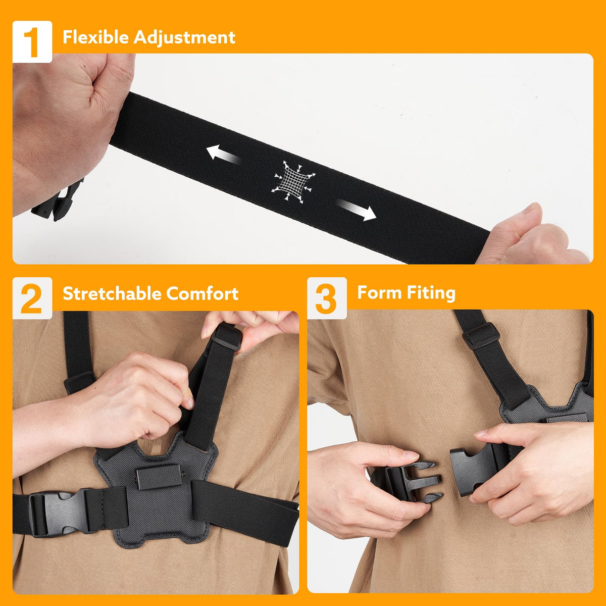 Losfom quick-release buckle detail enabling fast removal and secure fit