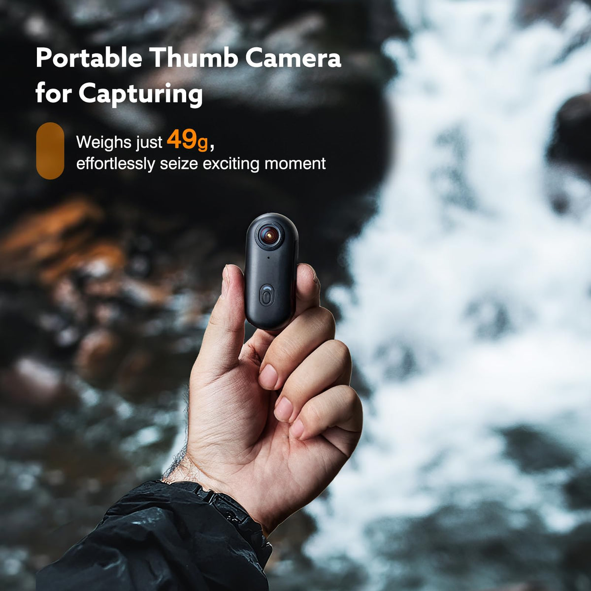 Losfom Z10 waterproof action camera in rugged housing for any weather.