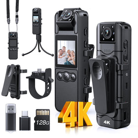 Losfom Z11 4K body camera front view enables crisp daily footage for quick review.
