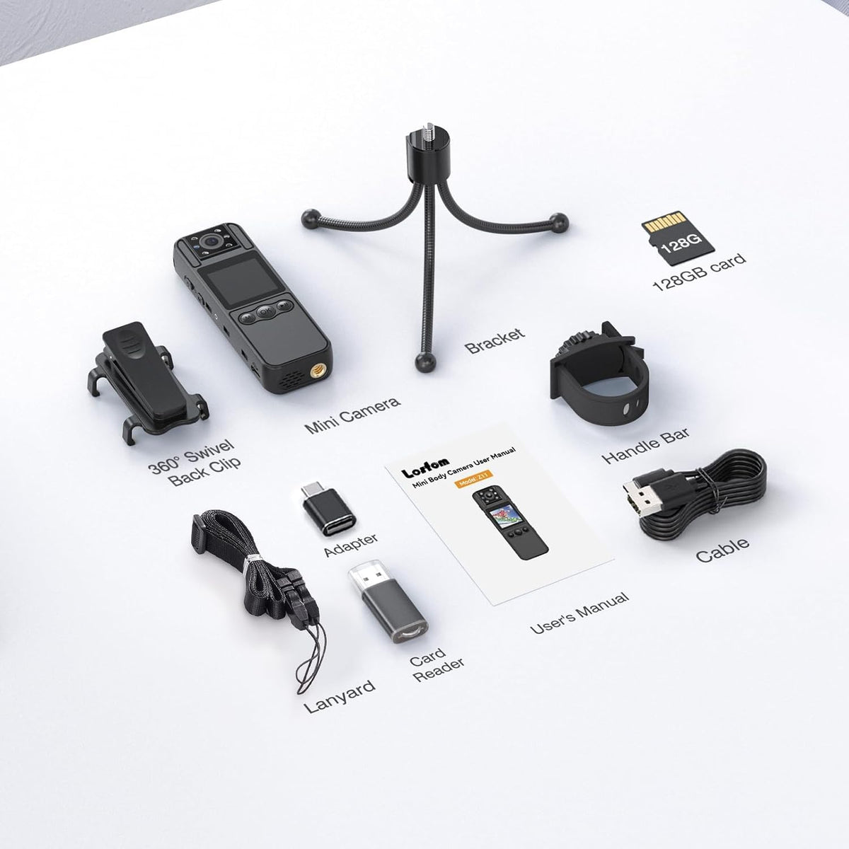 Losfom Z11 all-in-one package includes essential accessories.