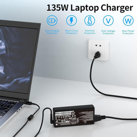 Lossga 135W ThinkPad X1 Extreme charger port layout for docking readiness
