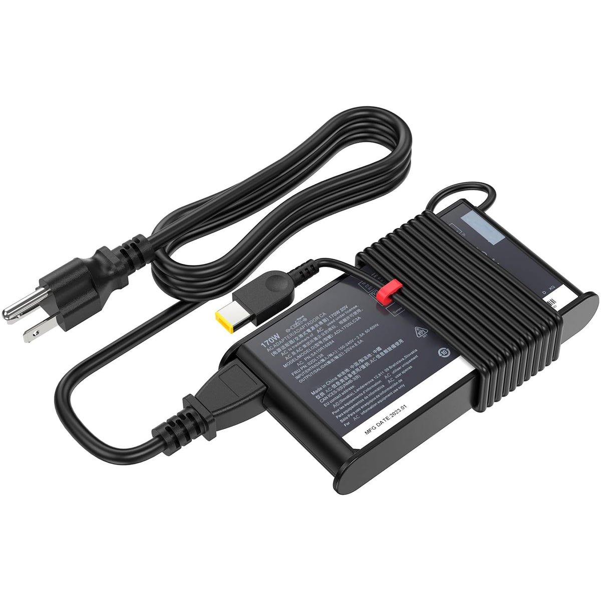 Lossga 170W front view showing compact charger and label, reliable replacement