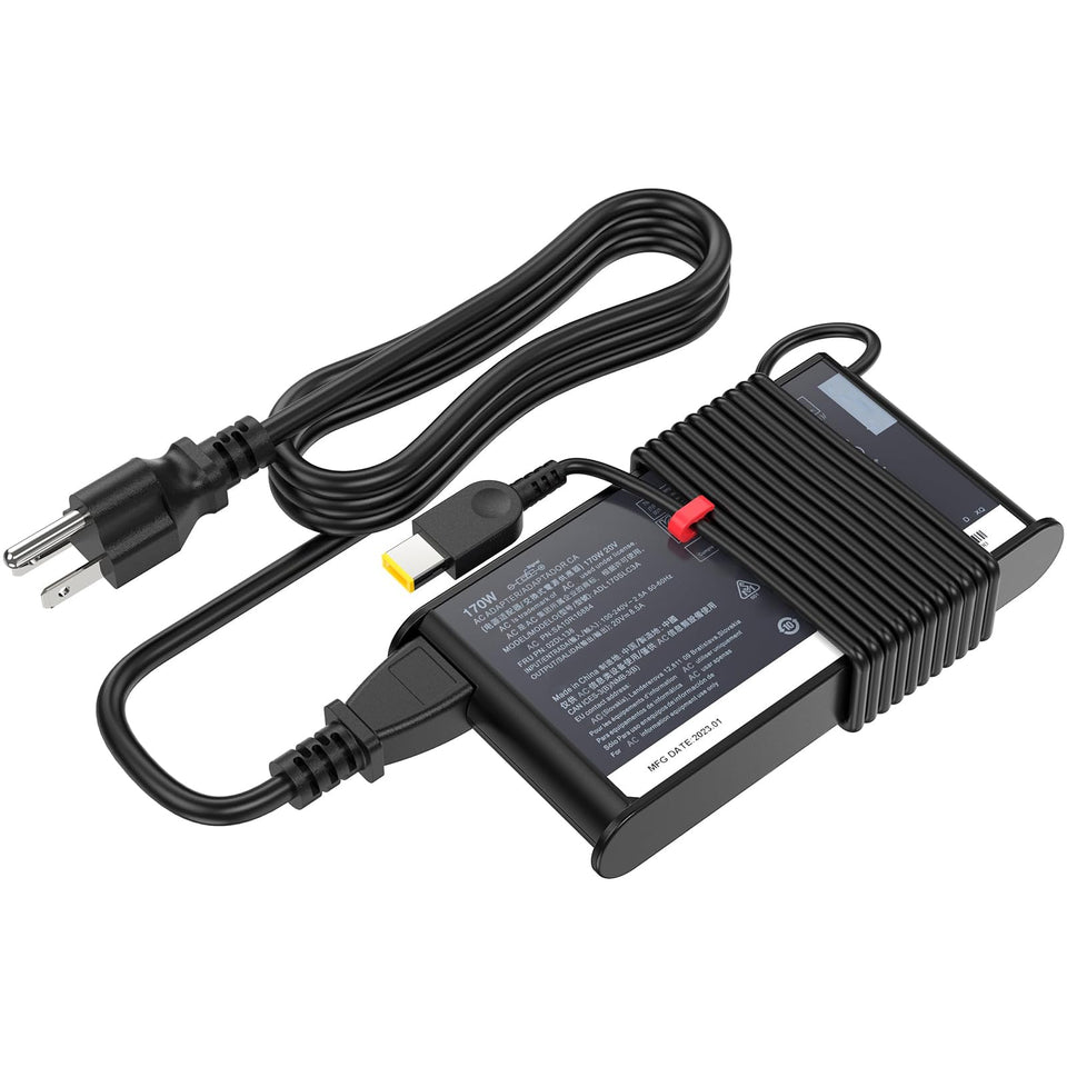 Lossga 170W front view showing compact charger and label, reliable replacement