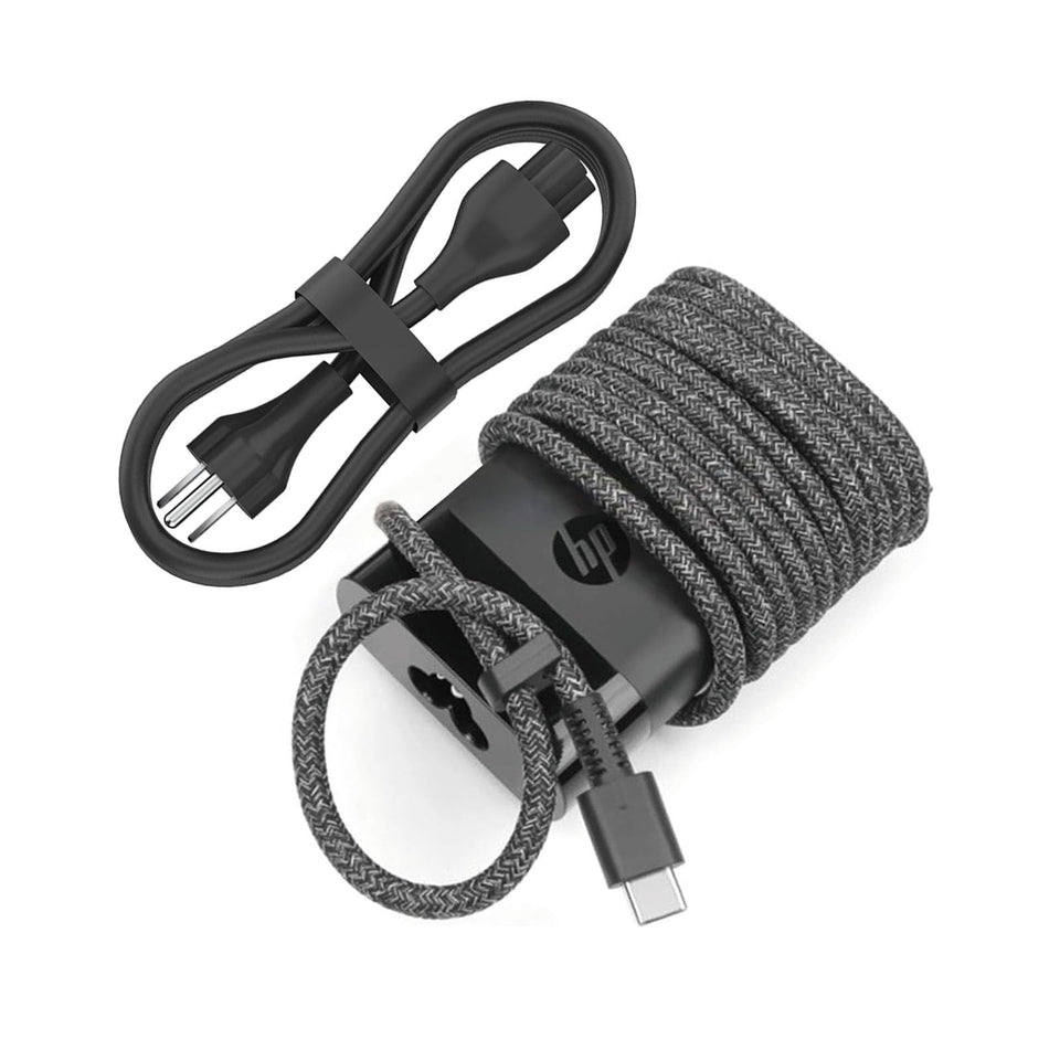 Lossga 65W USB-C charger front view, compact design for travel and quick charging
